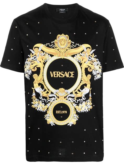 versace t shirt homme|Versace t shirt women's.